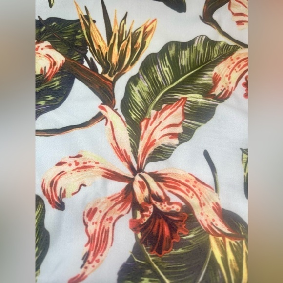 Brazilian Padded Two-Piece Tropical Floral Swimsuit Bikini Set - Picture 7 of 8